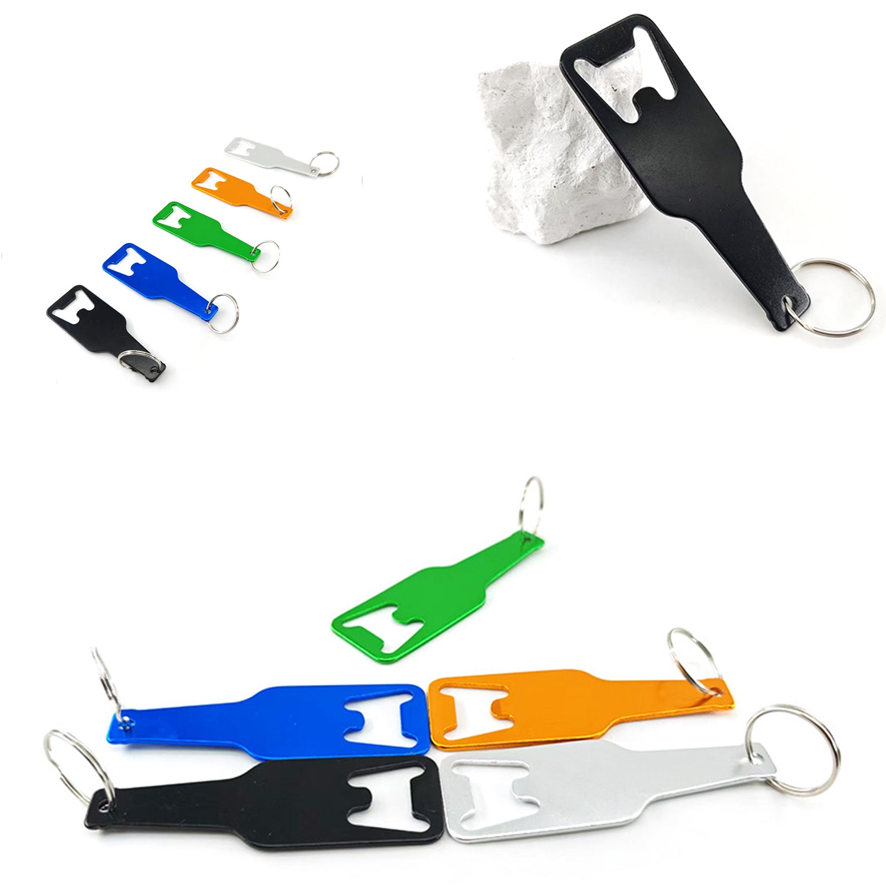 Multifunctional Bottle Opener Keychain