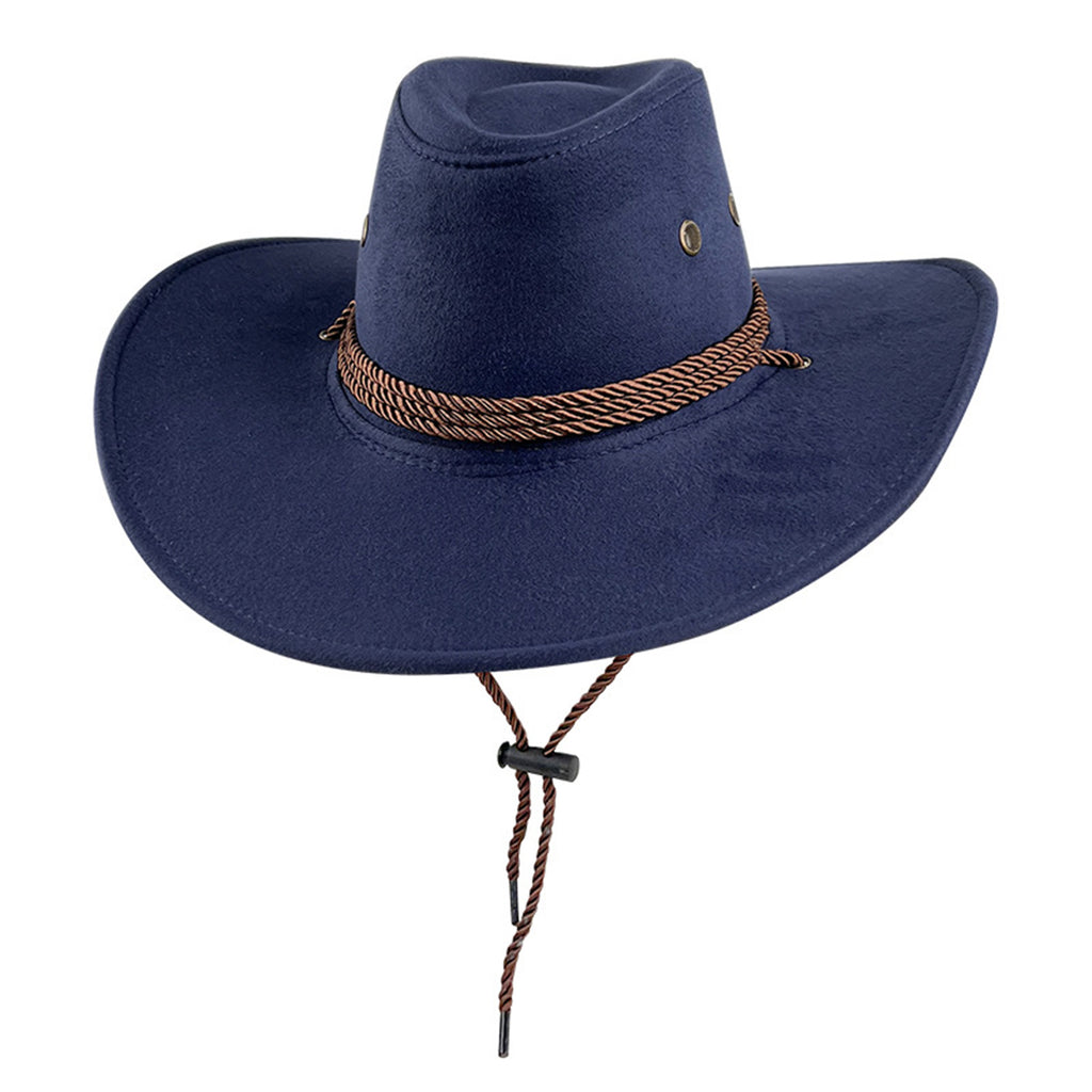 Vintage Wide-Brimmed Western Cowboy Hat