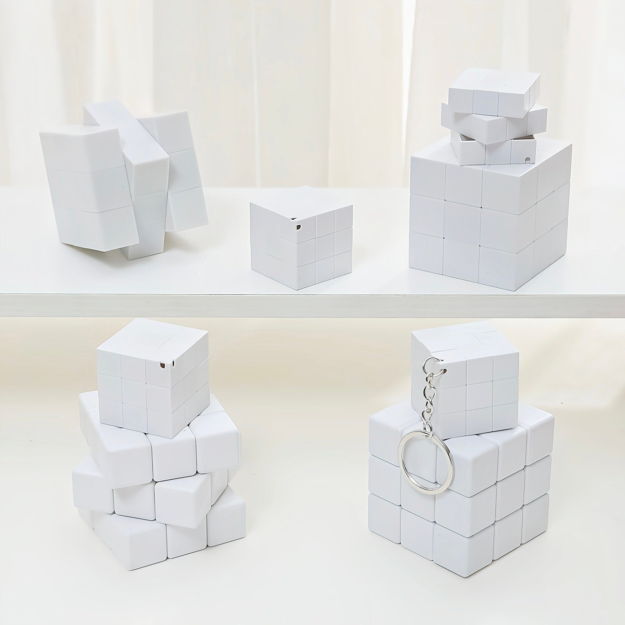 Puzzle Cube Key Chain