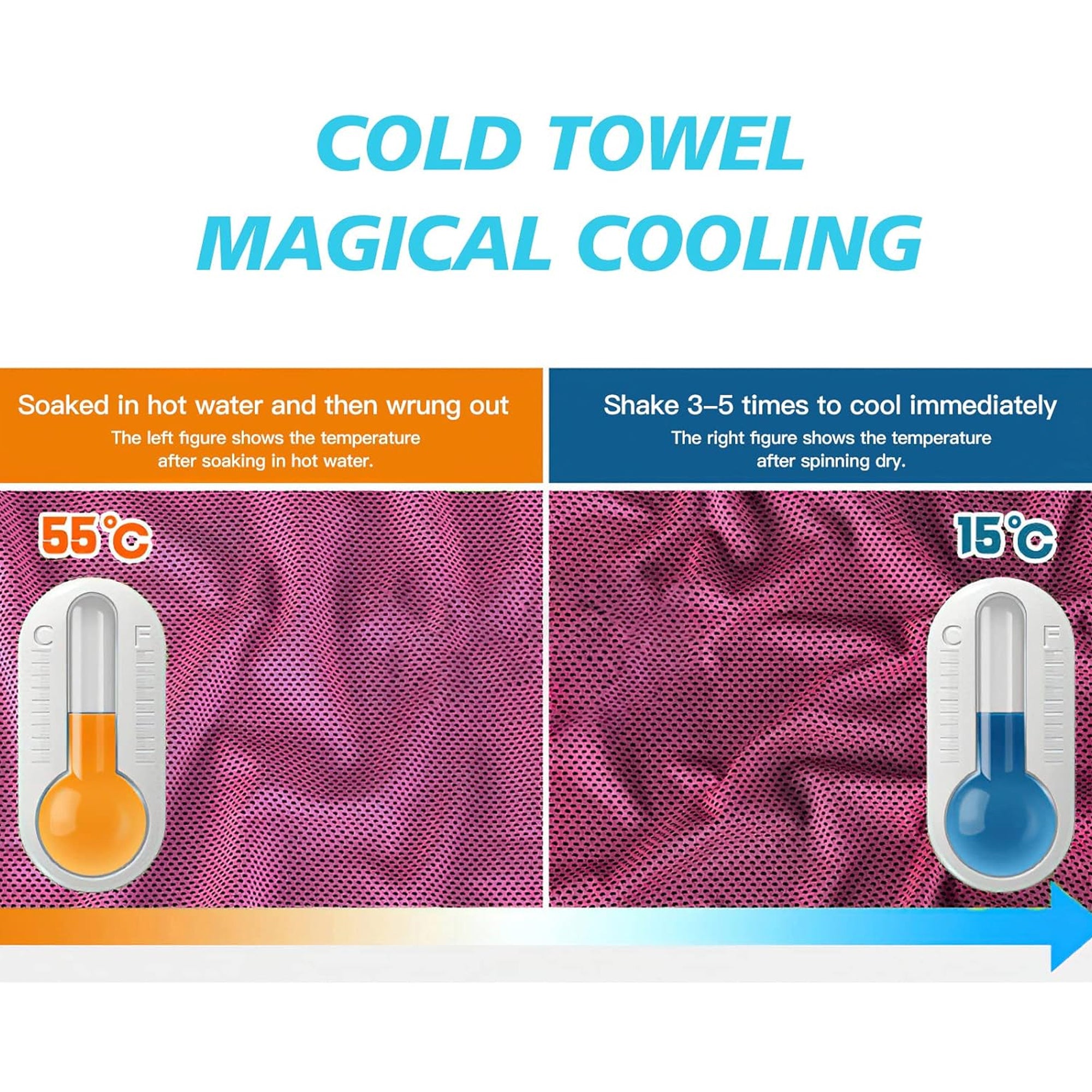 Generic 4 Pack Cooling Towel