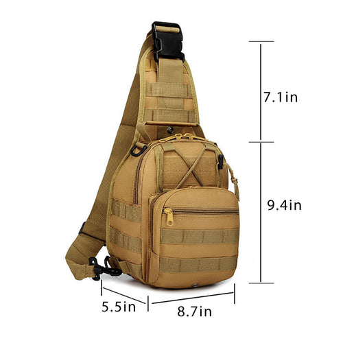 600D Oxford Outdoor Versatile Tactical Chest Bag