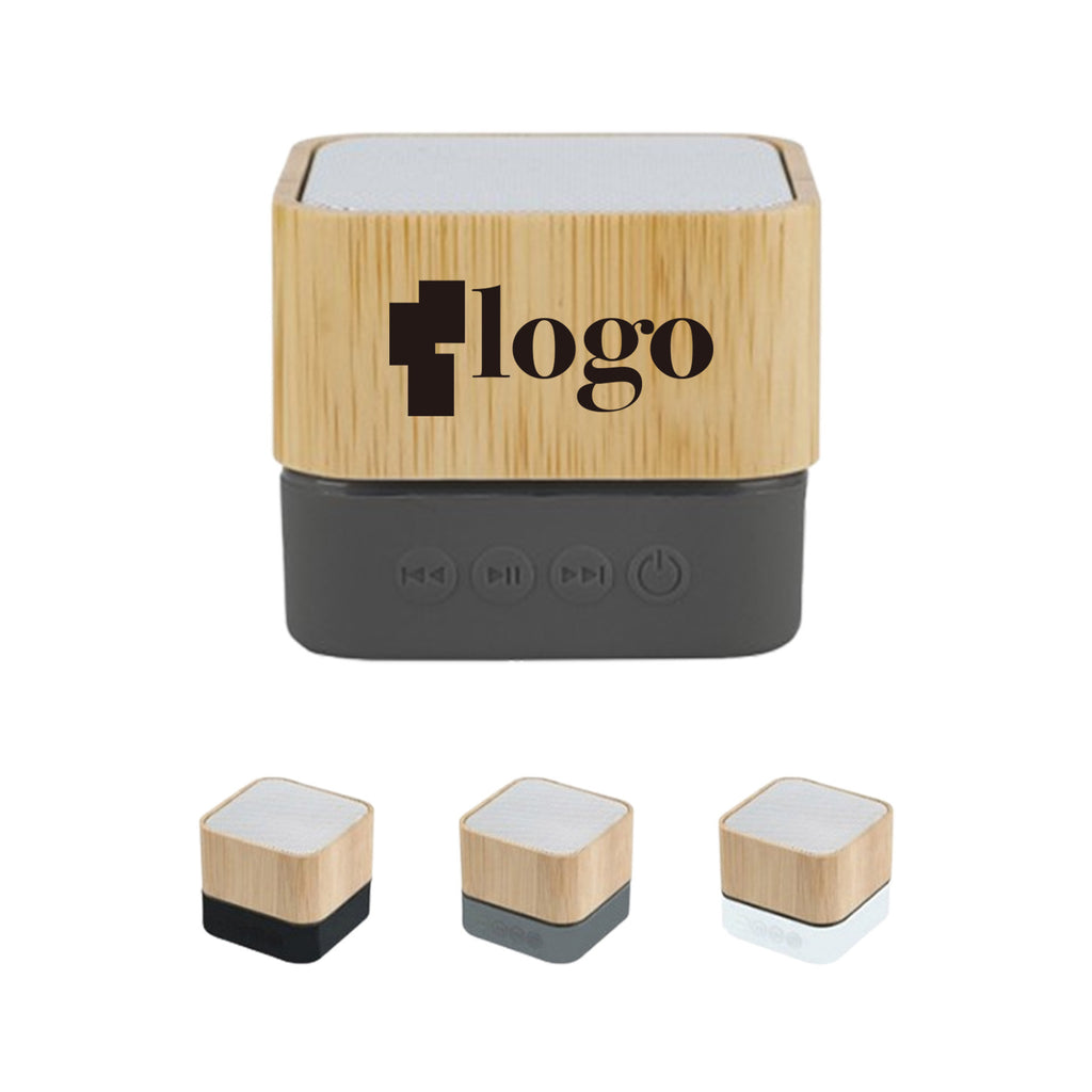 Portable Wooden Wireless Square Bluetooth Speaker