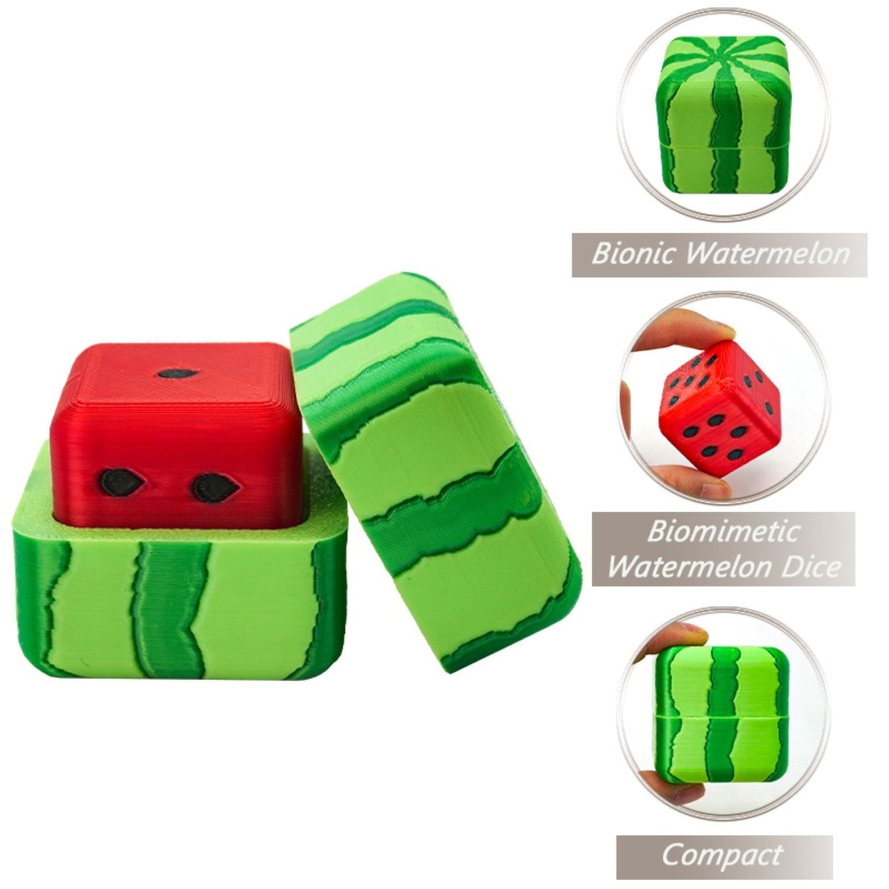Creative Plastic Watermelon Dice
