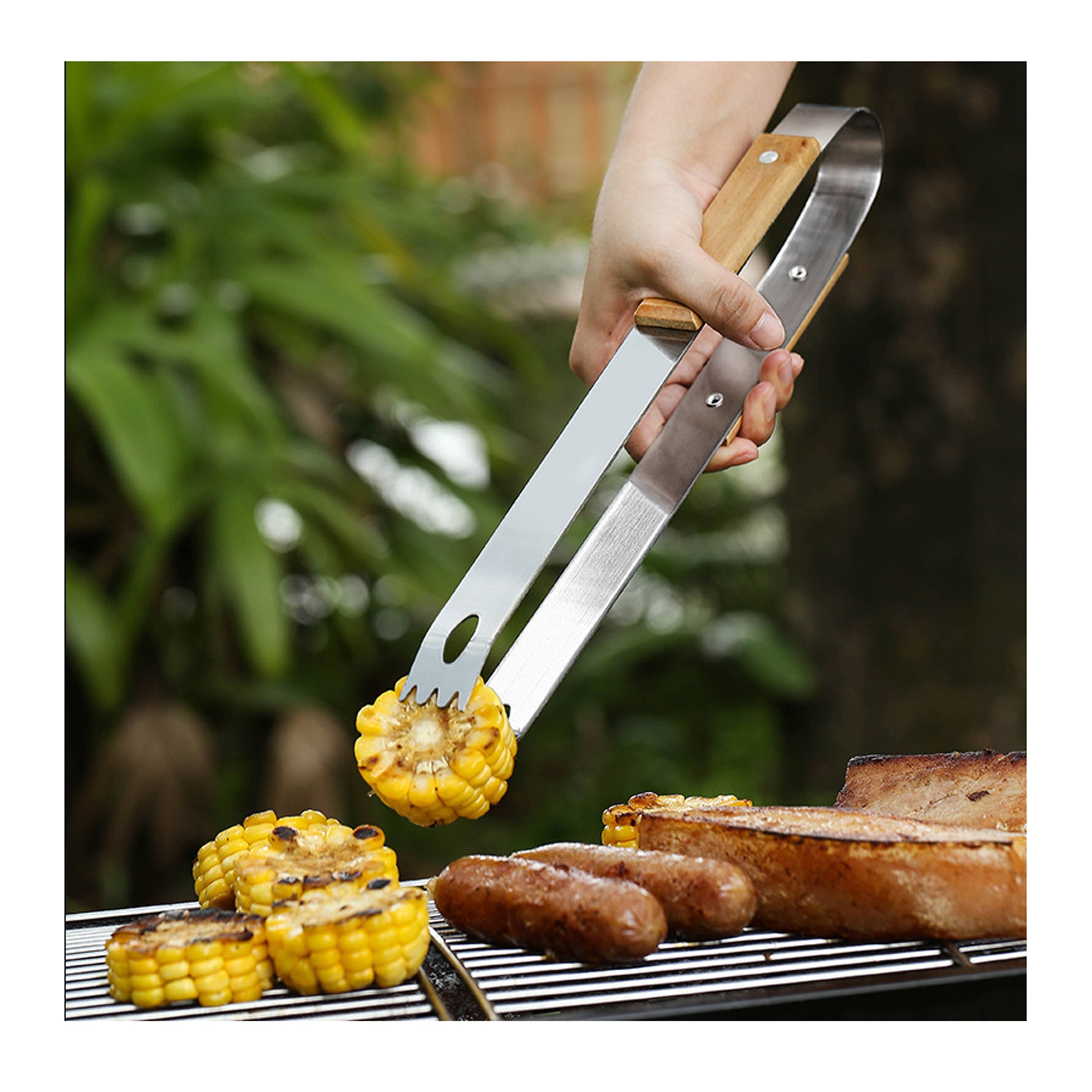 4-Piece Outdoor BBQ Tool Set – Grilling Essentials