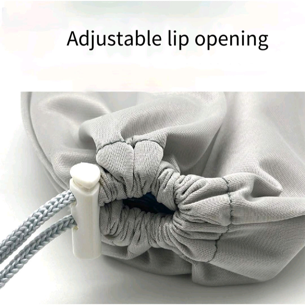 Fleece 2-Racket Bag Badminton Drawstring Printed Protective