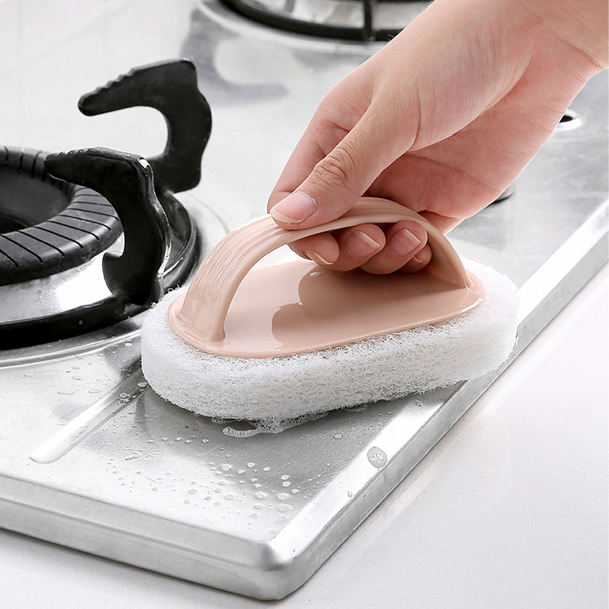 Kitchen Cleaning Sponge With Handle