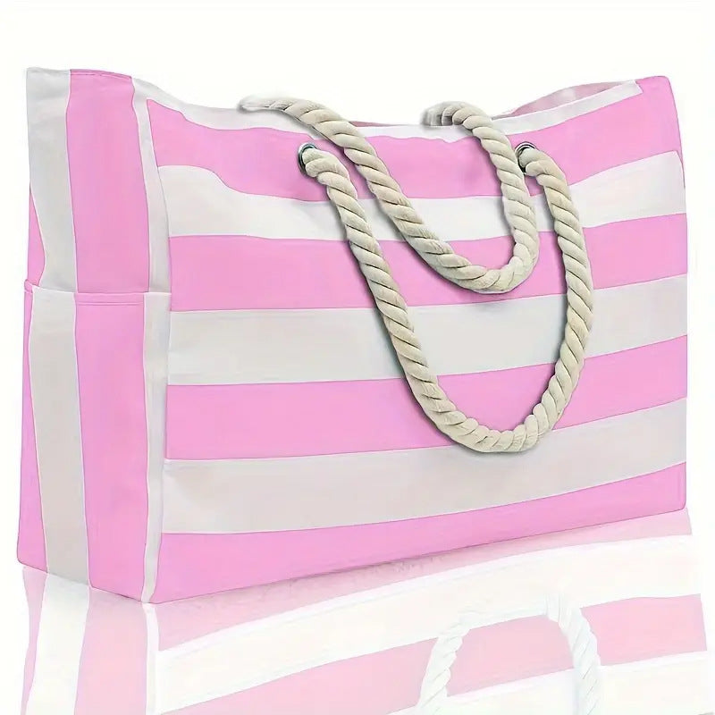 Waterproof Beach Tote Bag with Zipper