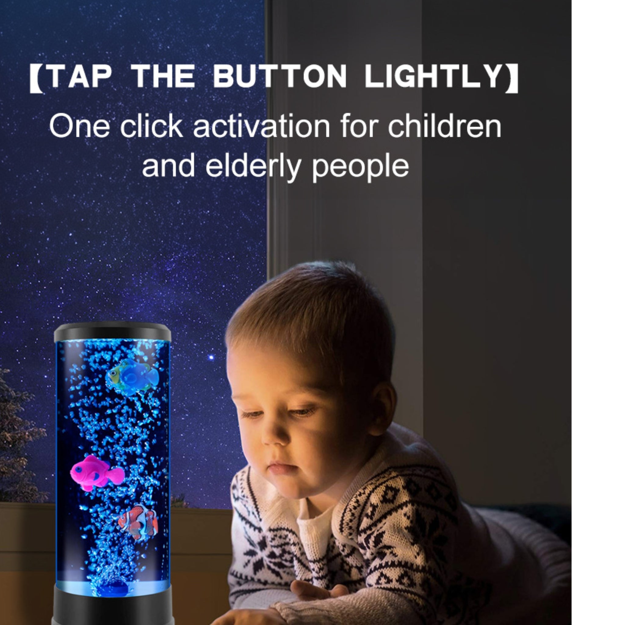 Ocean Themed Plug In Jellyfish Night Light Kids Room Decor