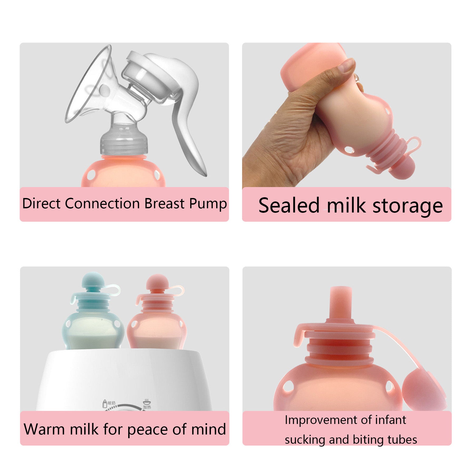 Silicone Breastmilk Storage and Freshness Organizer Bag