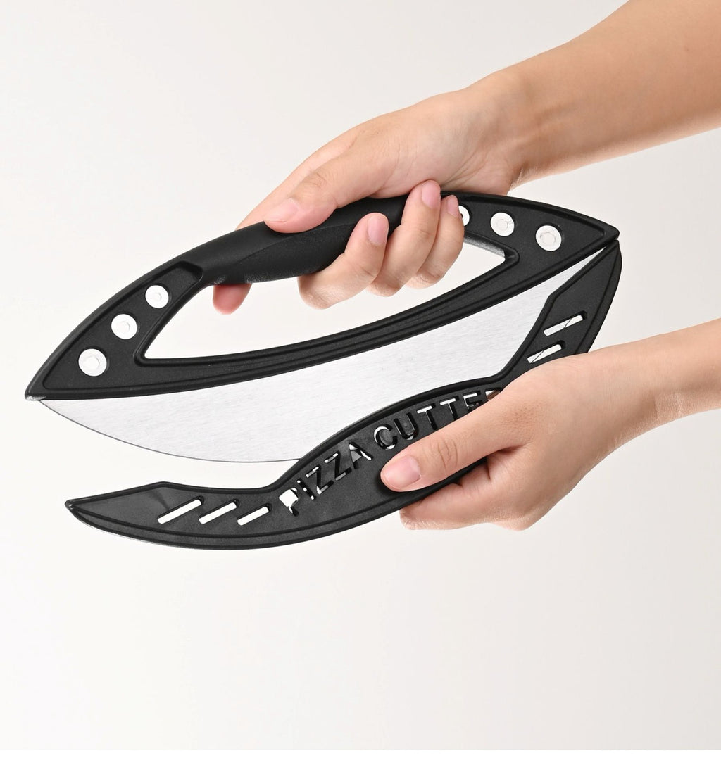 Stainless Steel Semi-circular Pizza Knife