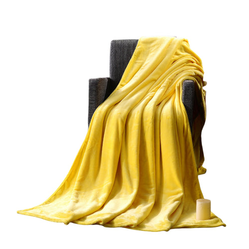 47" x 78" Super Soft Solid Flannel Blanket