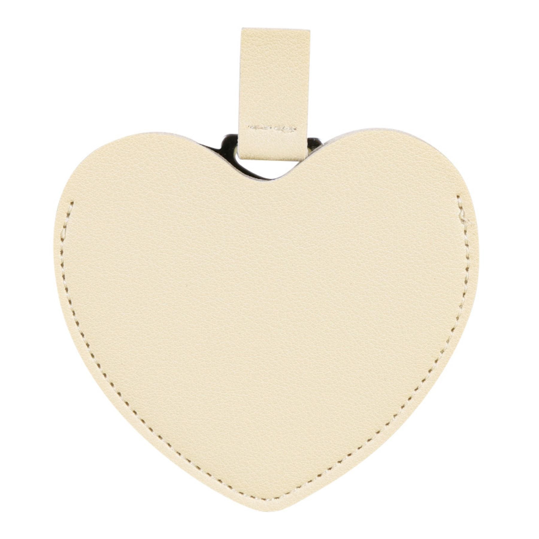 Heart - Shaped Portable Makeup Mirror