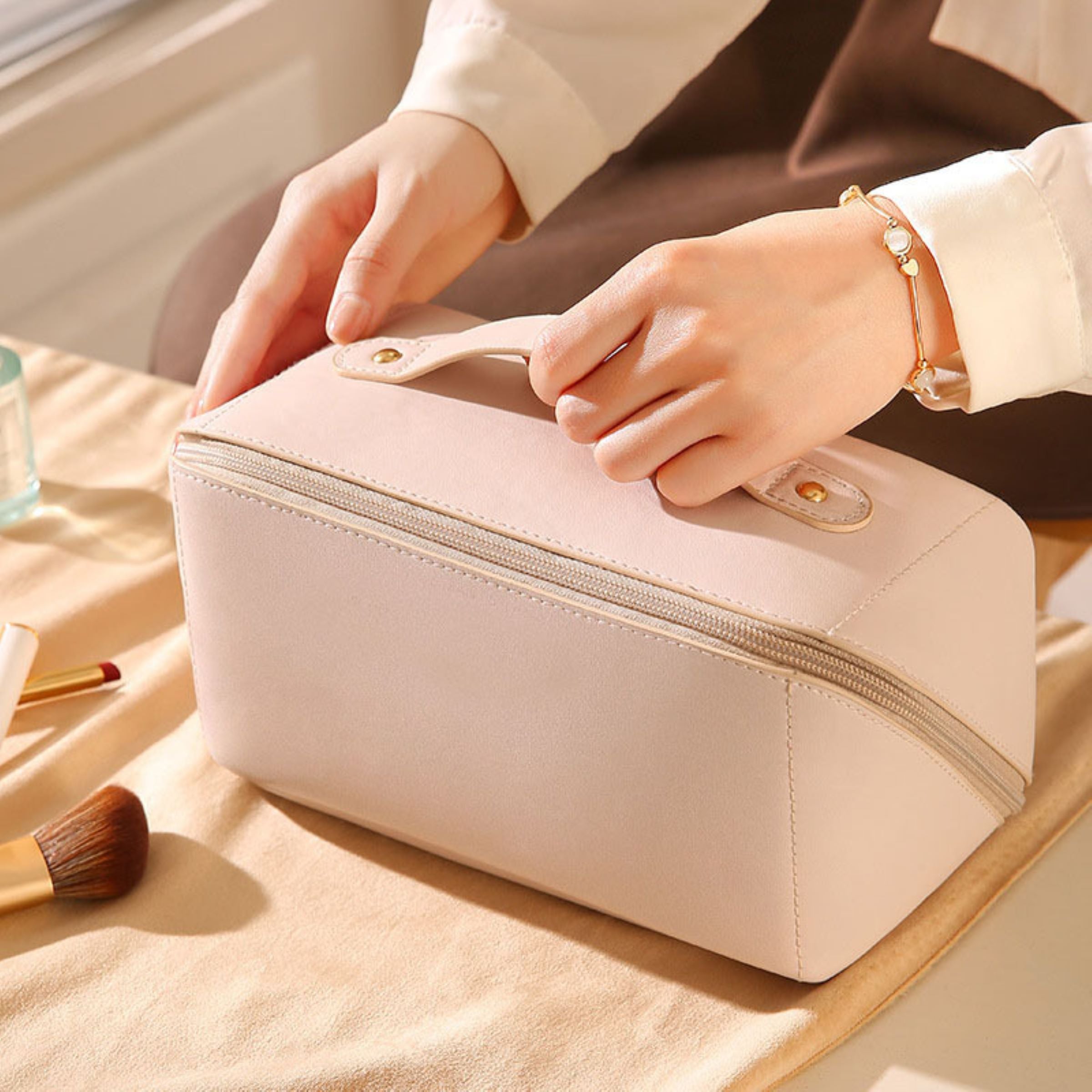 Pillow - Shaped Cosmetic Organizer