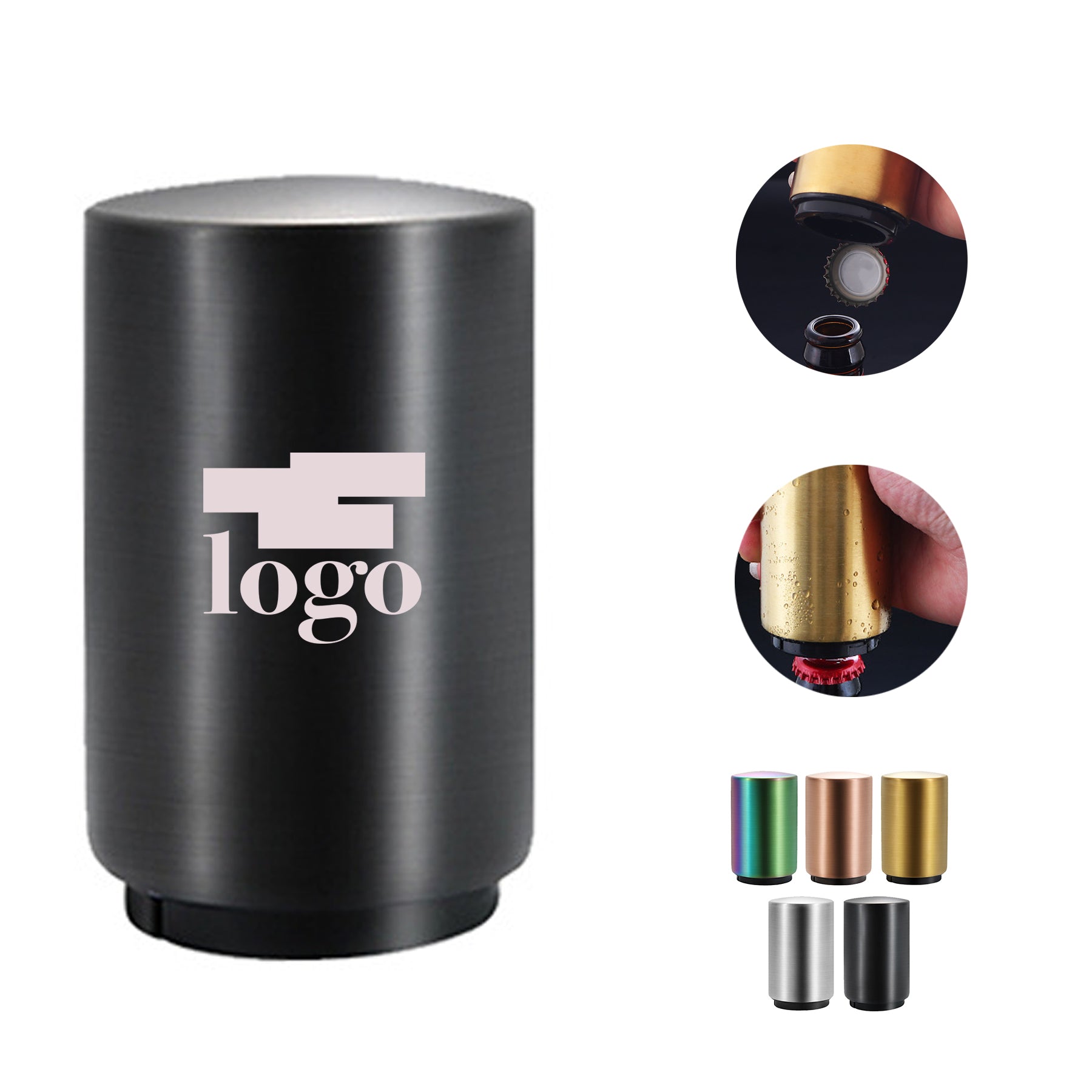 Stainless Steel Press Automatic Bottle Opener
