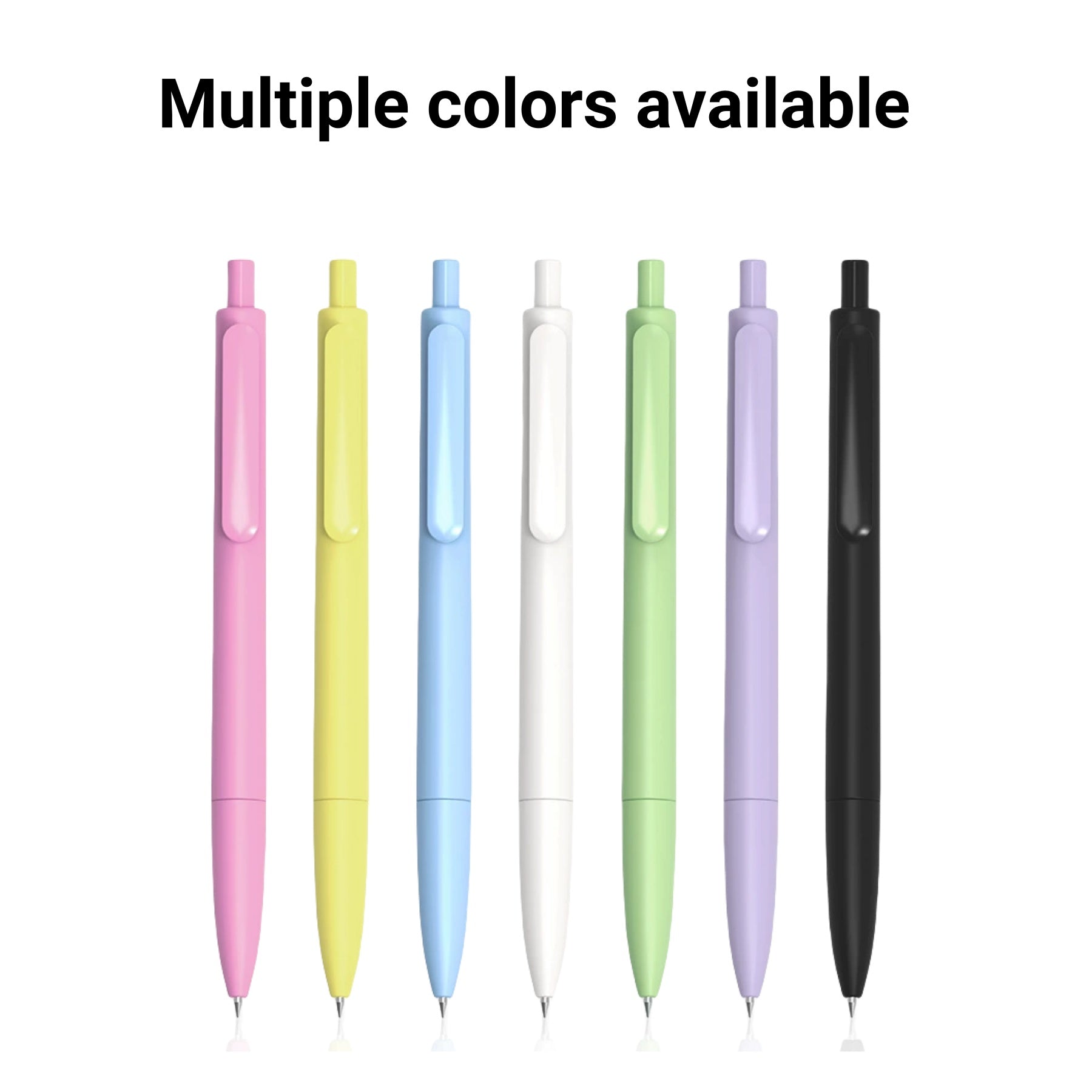Pastel-colored Gel Pens