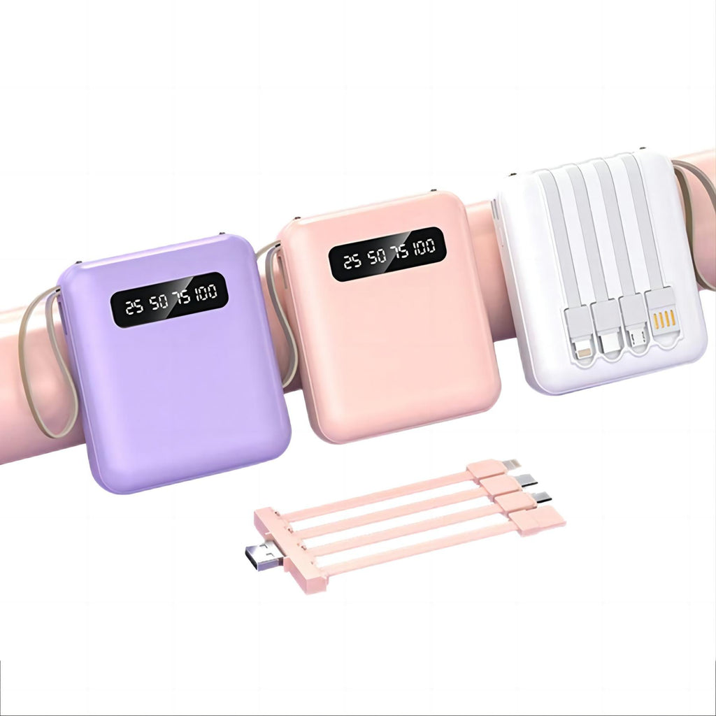 4 In 1 Usb 20000Mah Mini Bank Powerbank