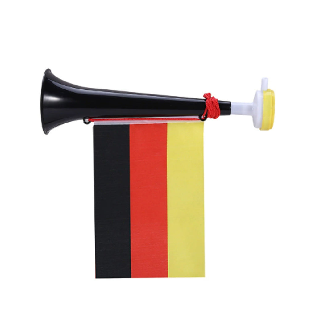 Plastic Cheer Horn with Detachable Flag for Team Cheering