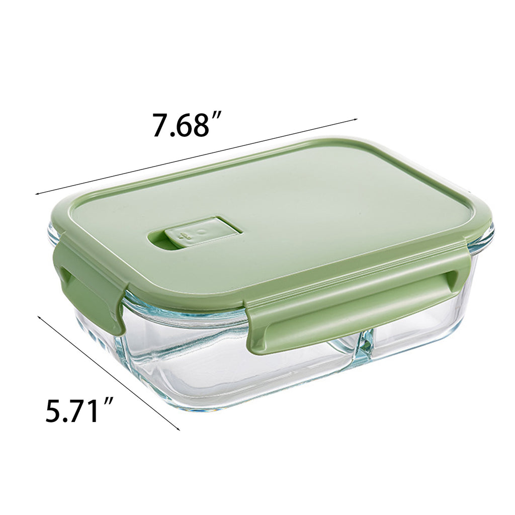 Clear Glass Storage Bowl with Lid