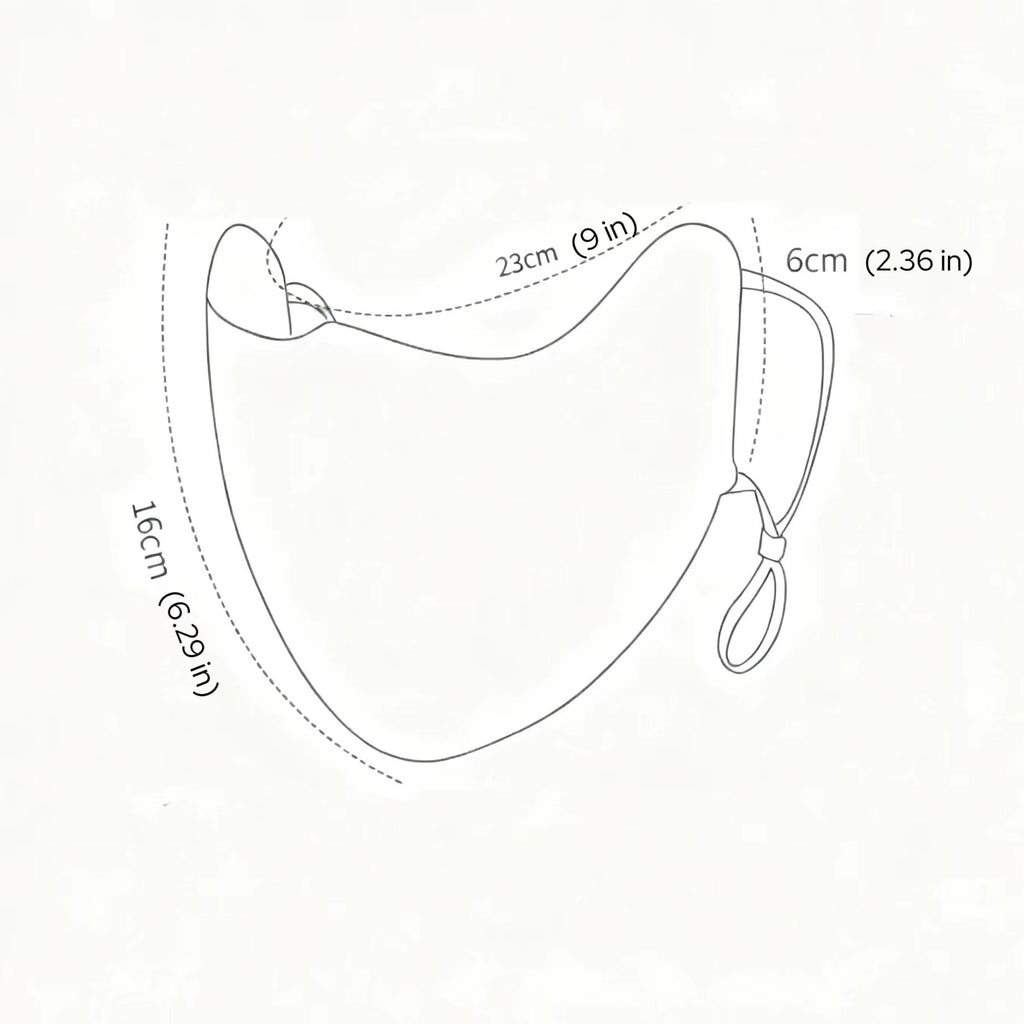 Winter Warm Face Mask With Adjustable Elastic Rope