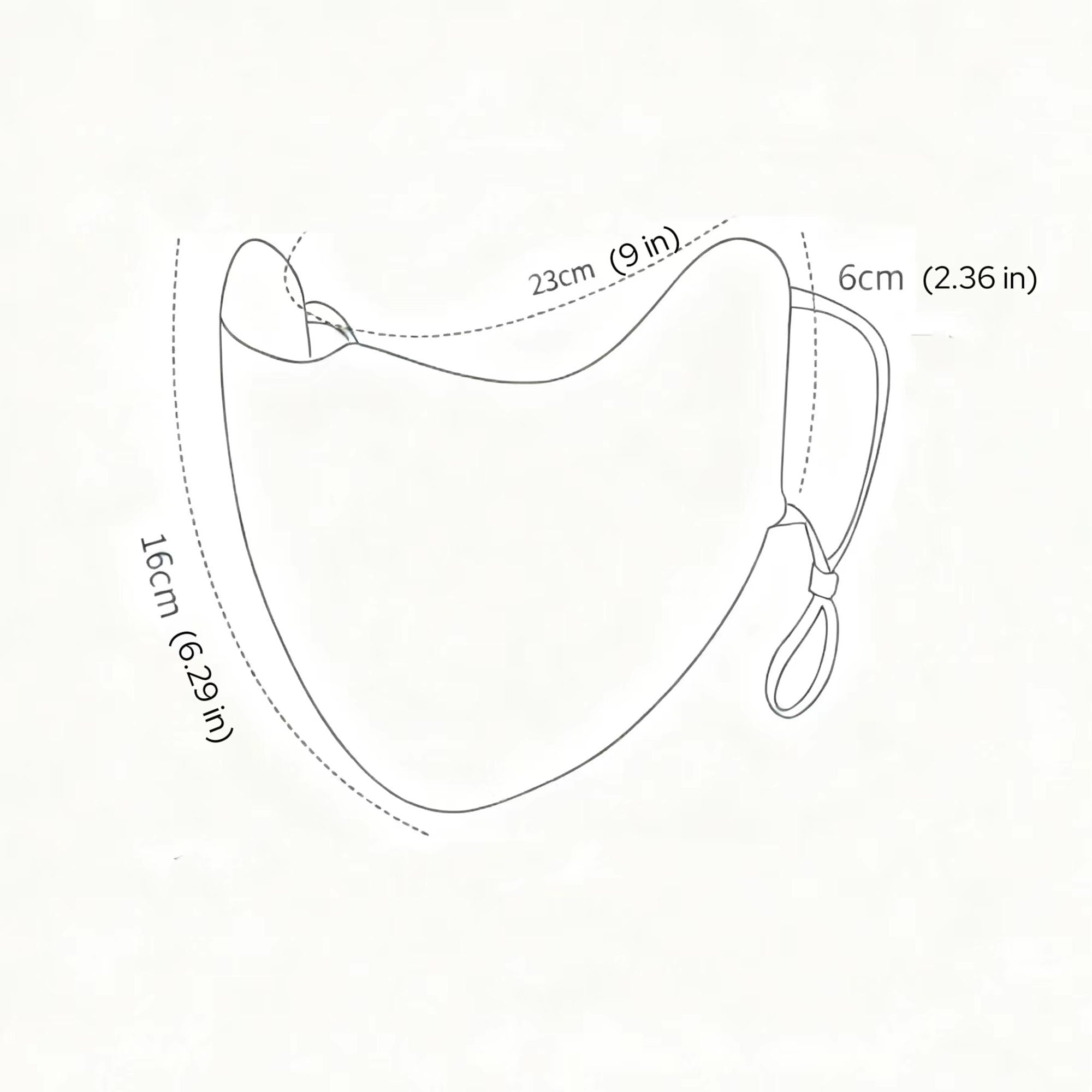 Winter Warm Face Mask With Adjustable Elastic Rope