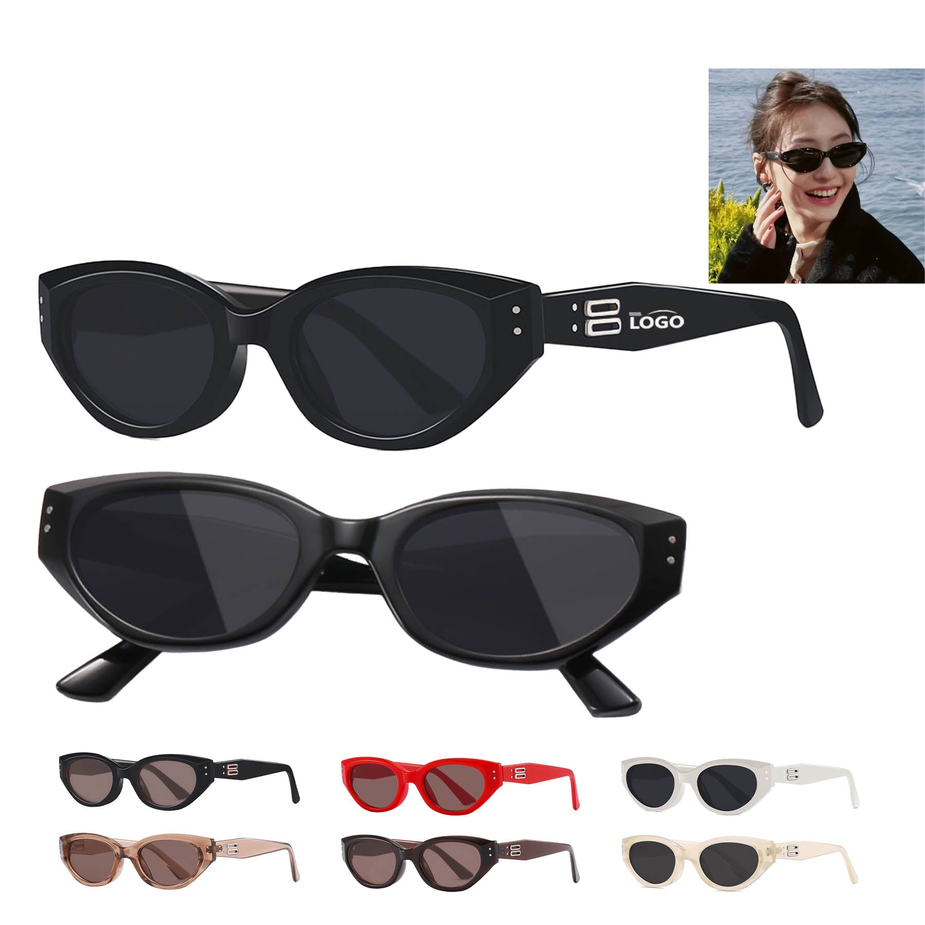 Retro Cat-Eye Sunglasses