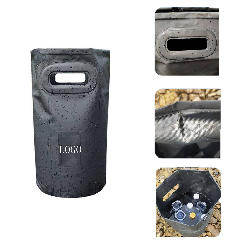 Foldable Collapsible Bucket With Handle