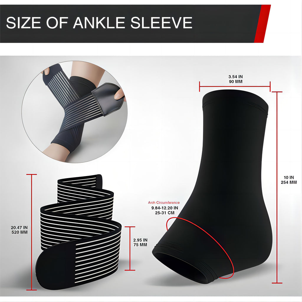Adjustable Strap Breathable Ankle Brace