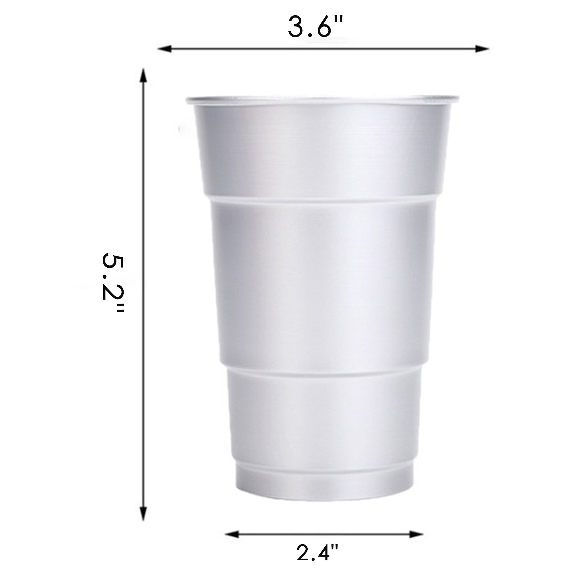 17 Oz Aluminum Cup
