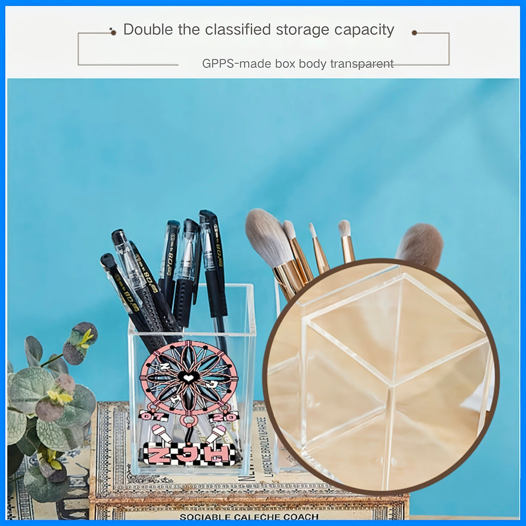 Clear Acrylic Pen Holder