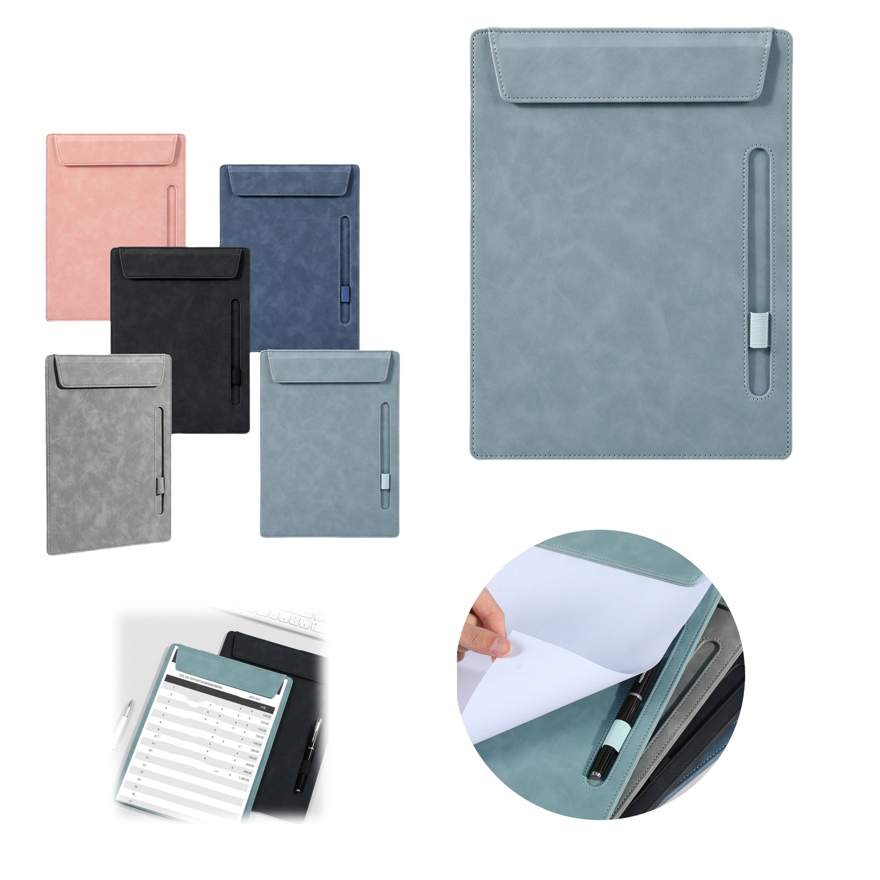 Leather A4 Writing Pad
