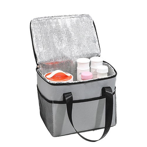 600D Polyester Cooler With Mesh Pocket