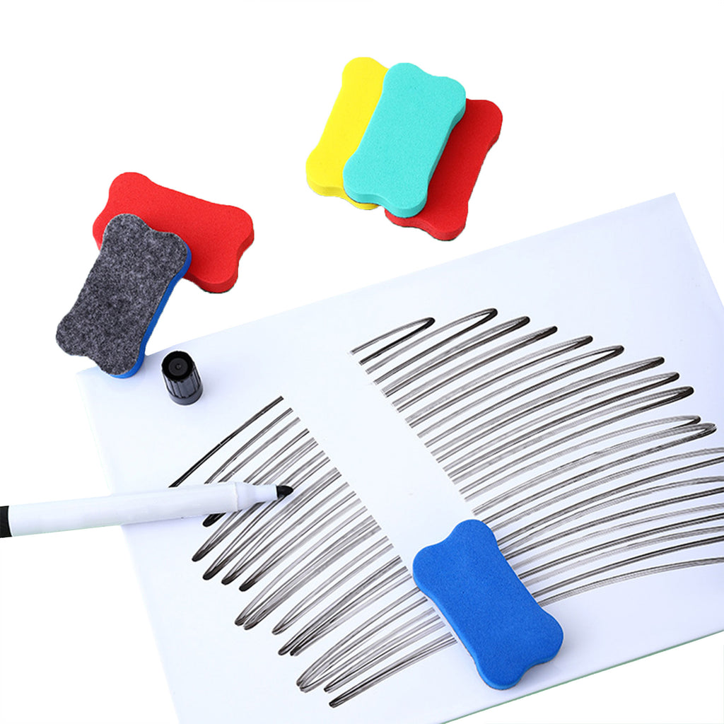 Bone Shaped Magnetic Whiteboard Dry Erasers For School
