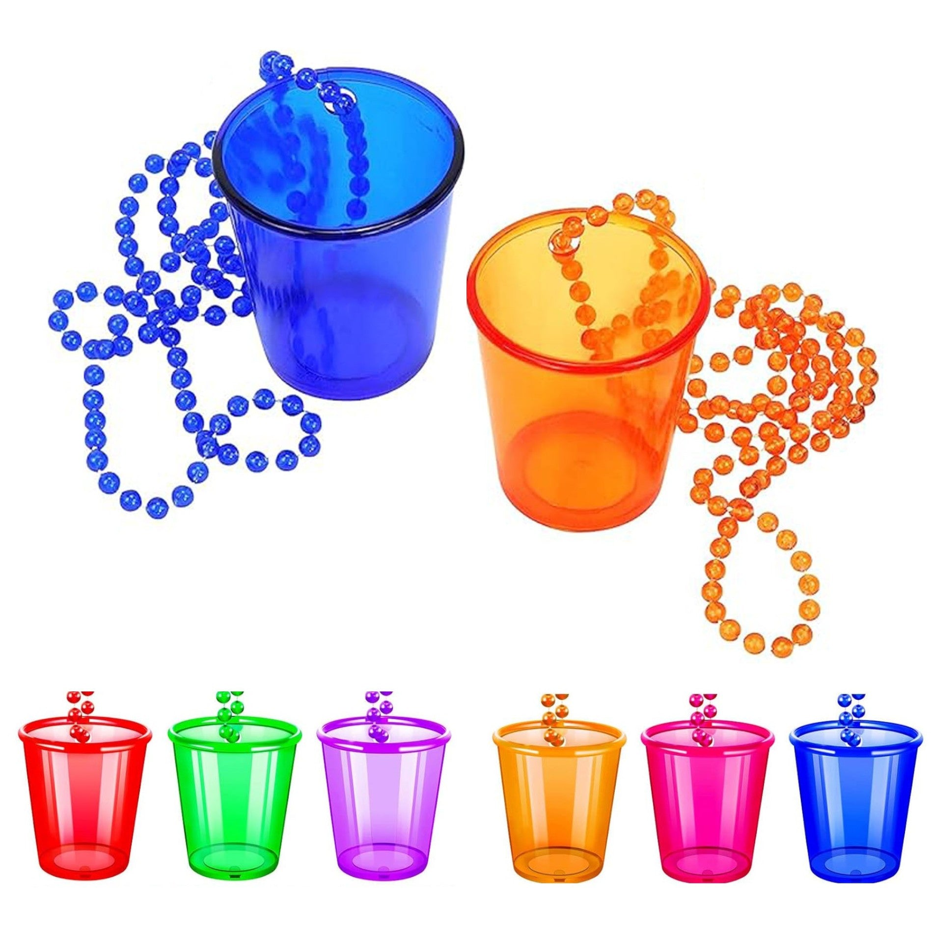 Festival Celebration Party Glass Bead Necklace