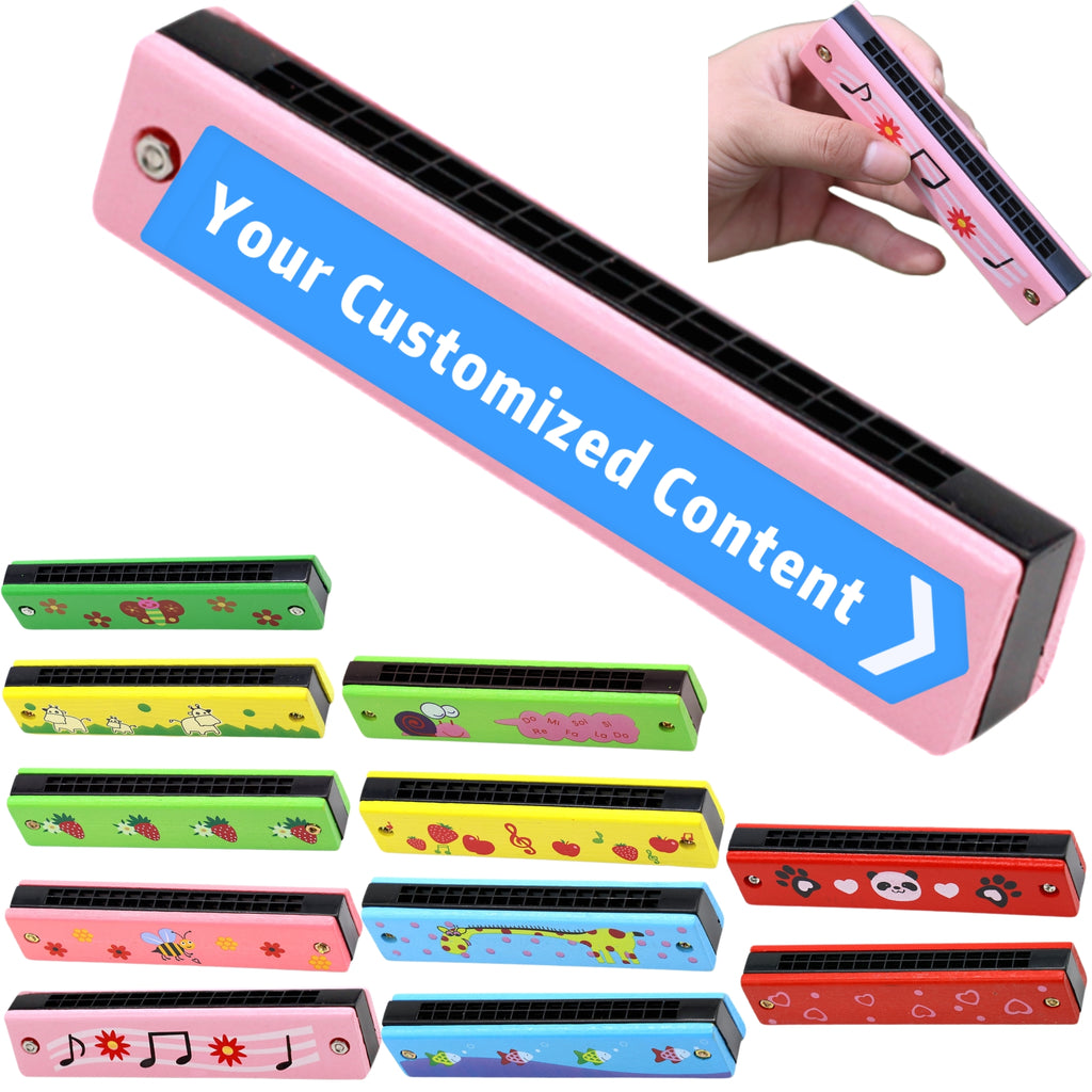 Children's Wooden Harmonica Toy