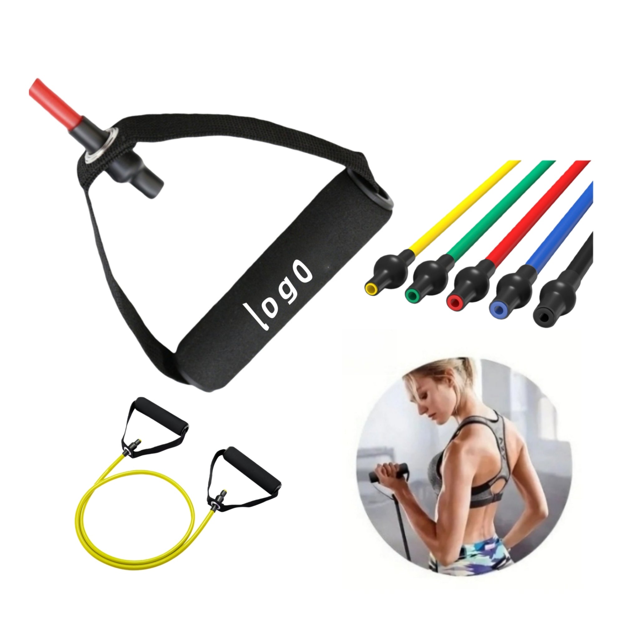 Handle Resistance Band Fitness Pull Rope