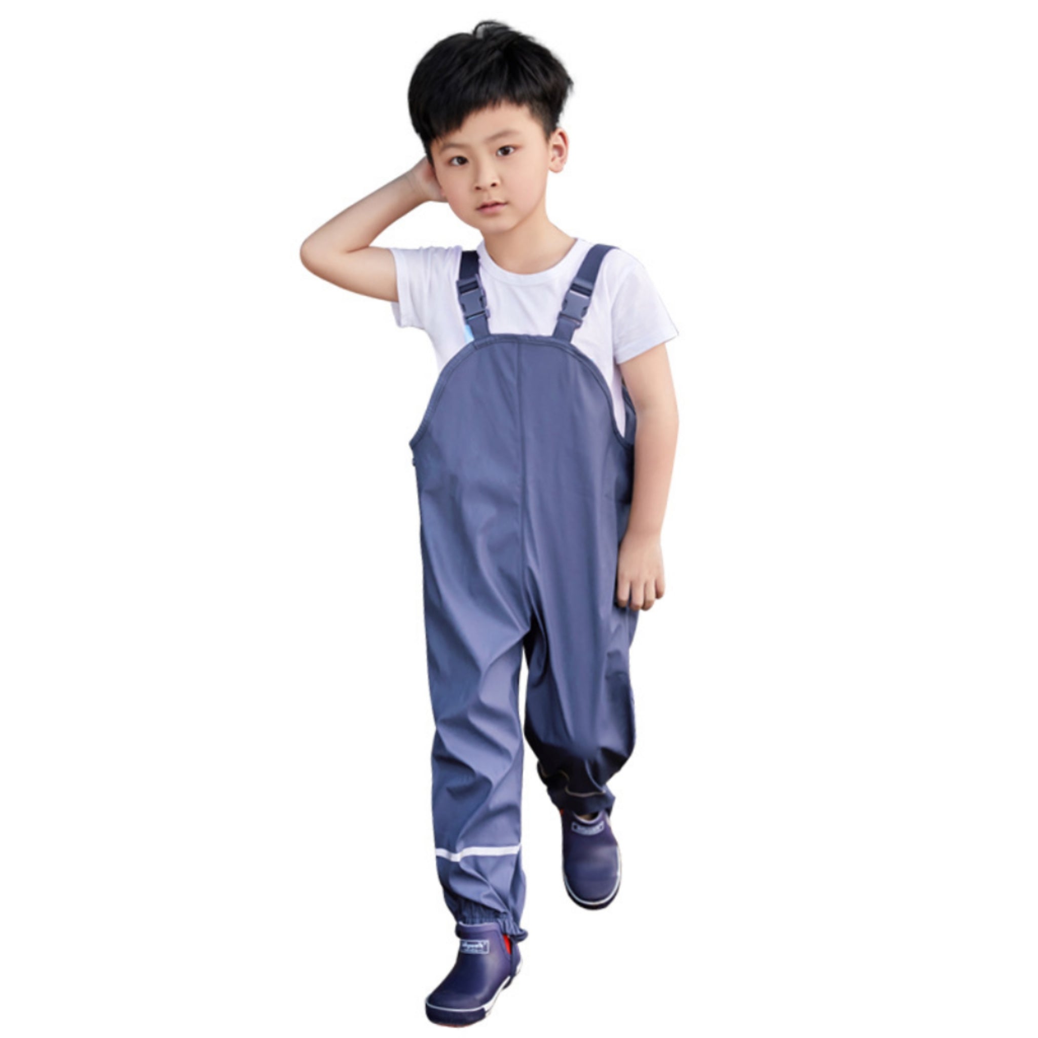 2T - 5T Kids Waterproof Overalls With Reflective Strips