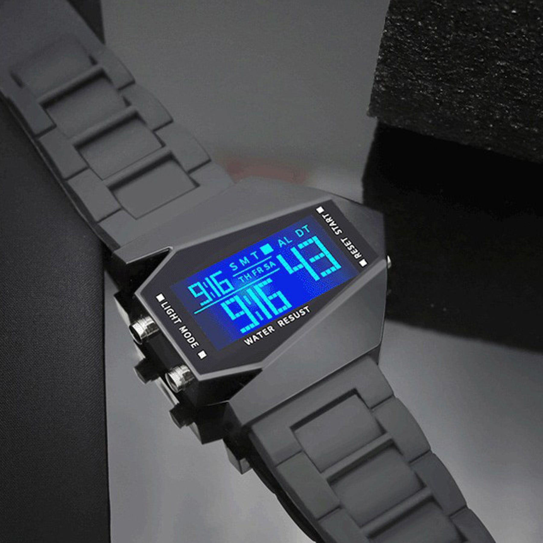Multi-function Irregular Electronic Watch