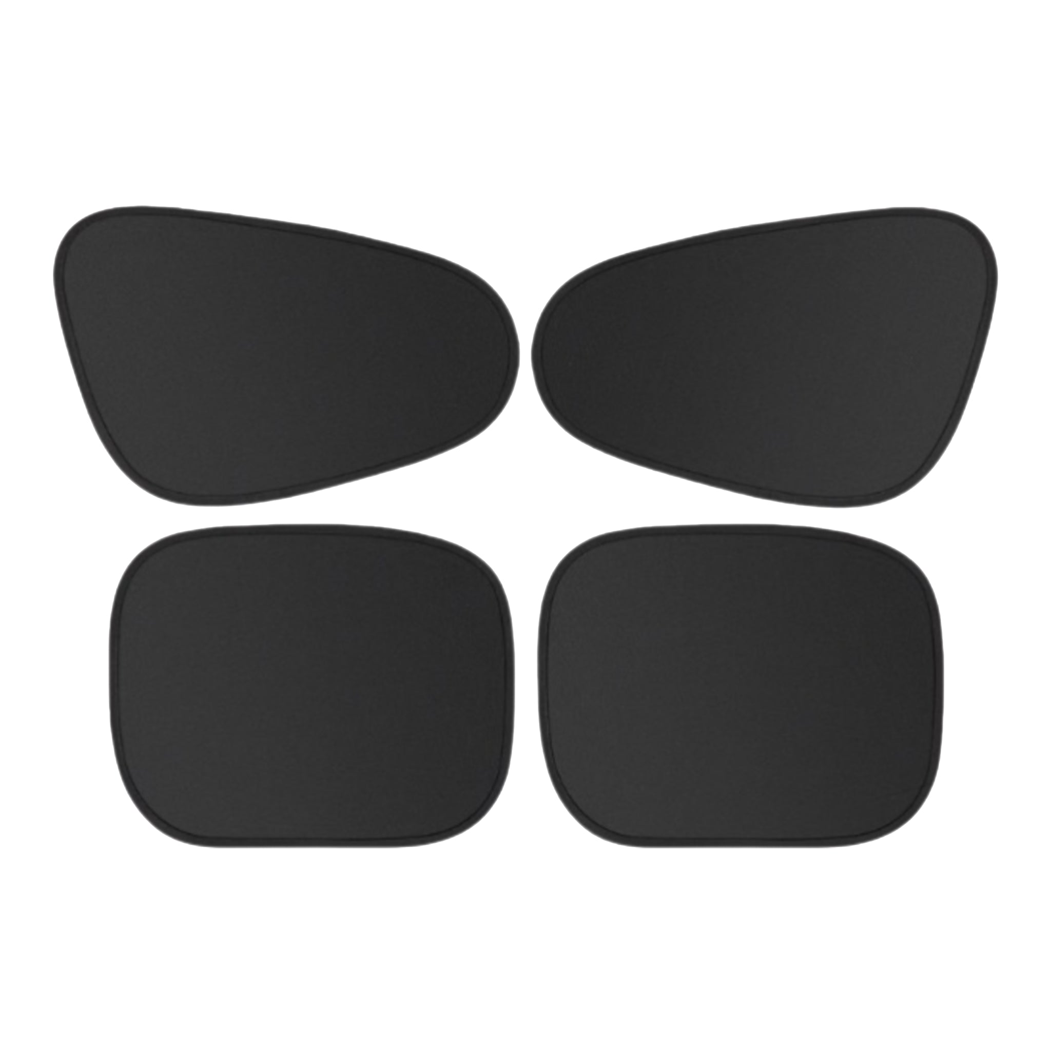 4-Pack Reusable Blackout Sun Shades For Side Windows