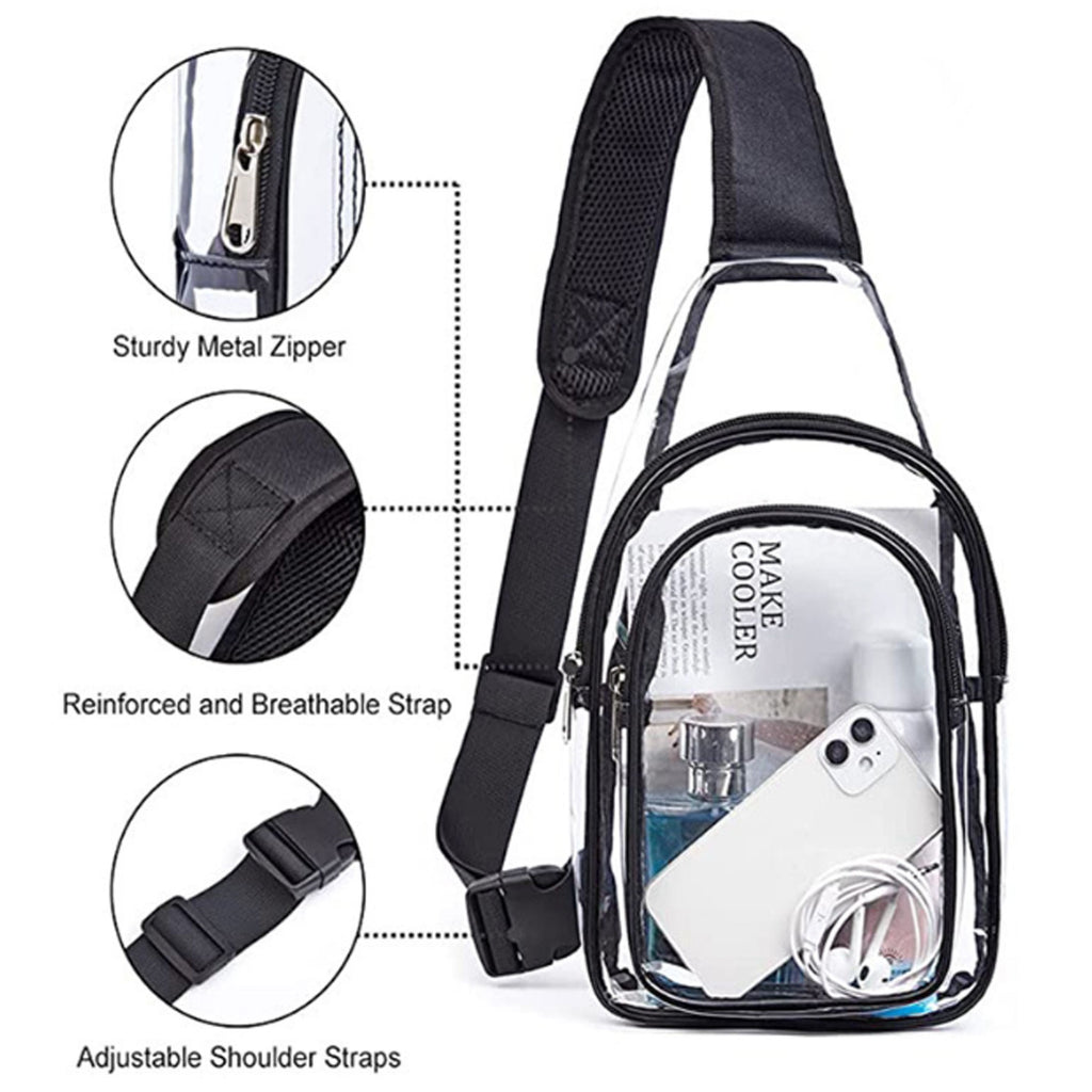Clear PVC Sling Bag