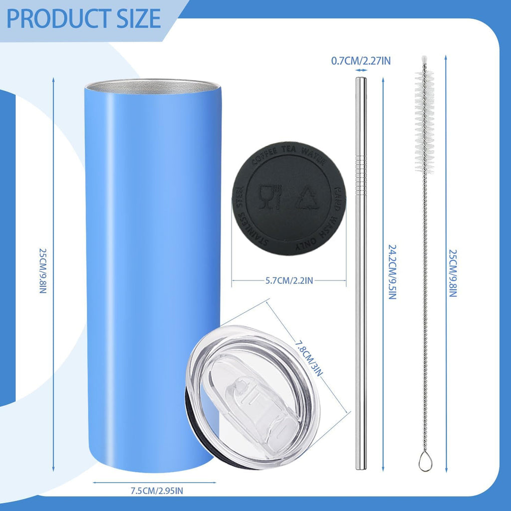 20 Oz Sublimation Straight Tumbler
