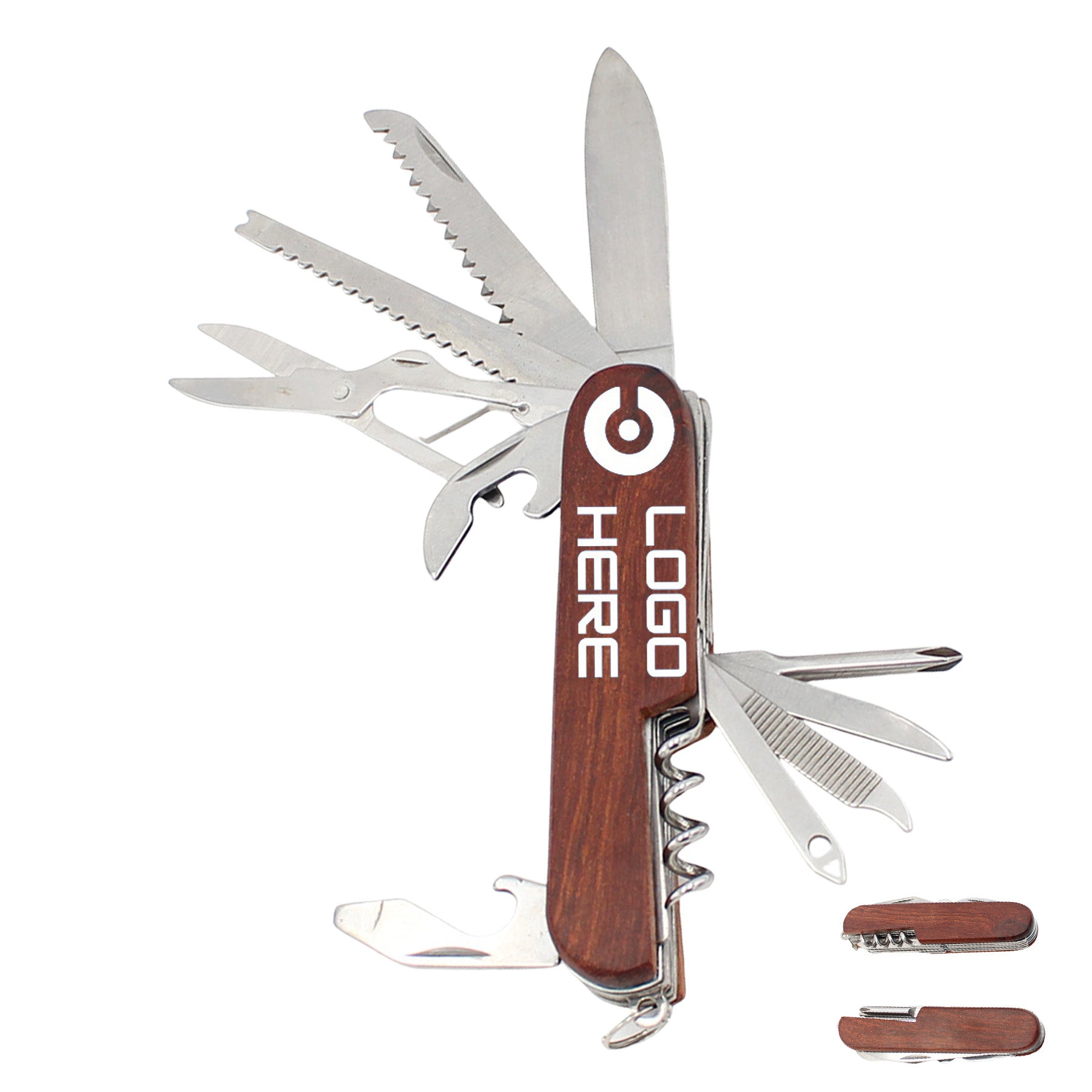 Rosewood Handle Stainless Steel Multifunctional Knife