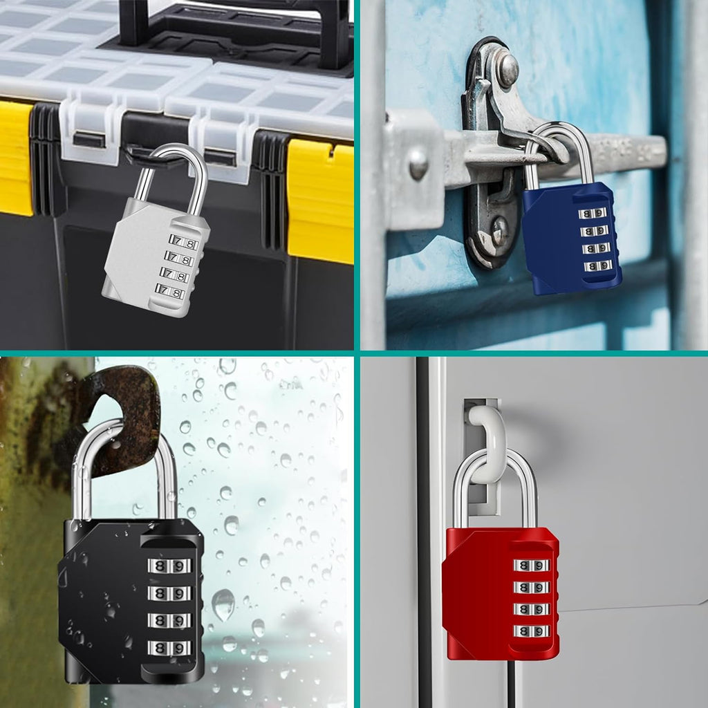 4 Digit Combination Padlock Outdoor/ School Lock