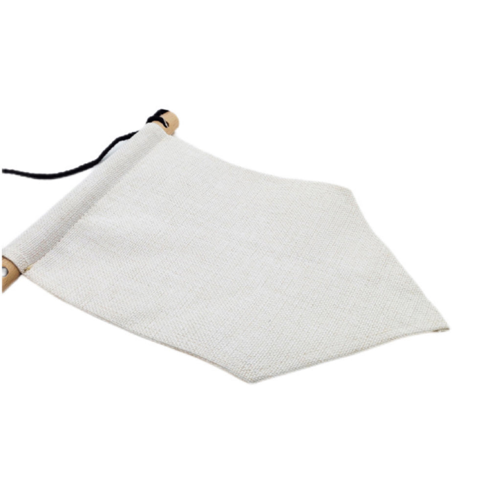Customizable Linen Pennant Flag
