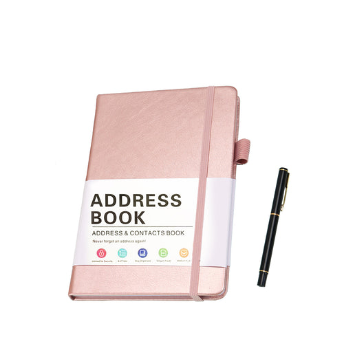 Bound Notebook English Address Book