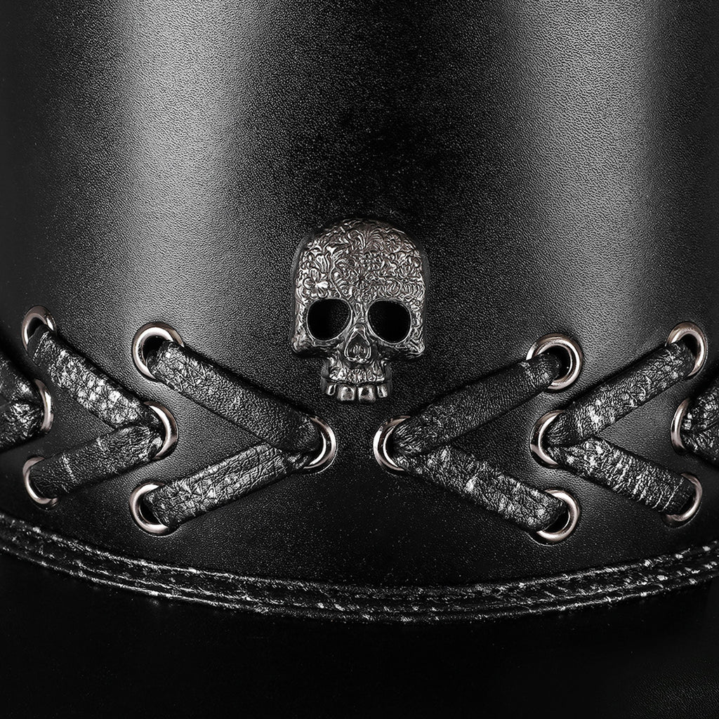 Leather Plague Hat Dress Up Top