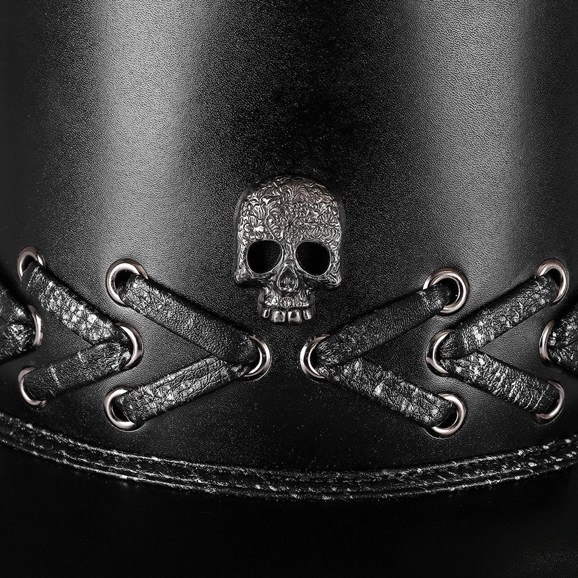 Leather Plague Hat Dress Up Top