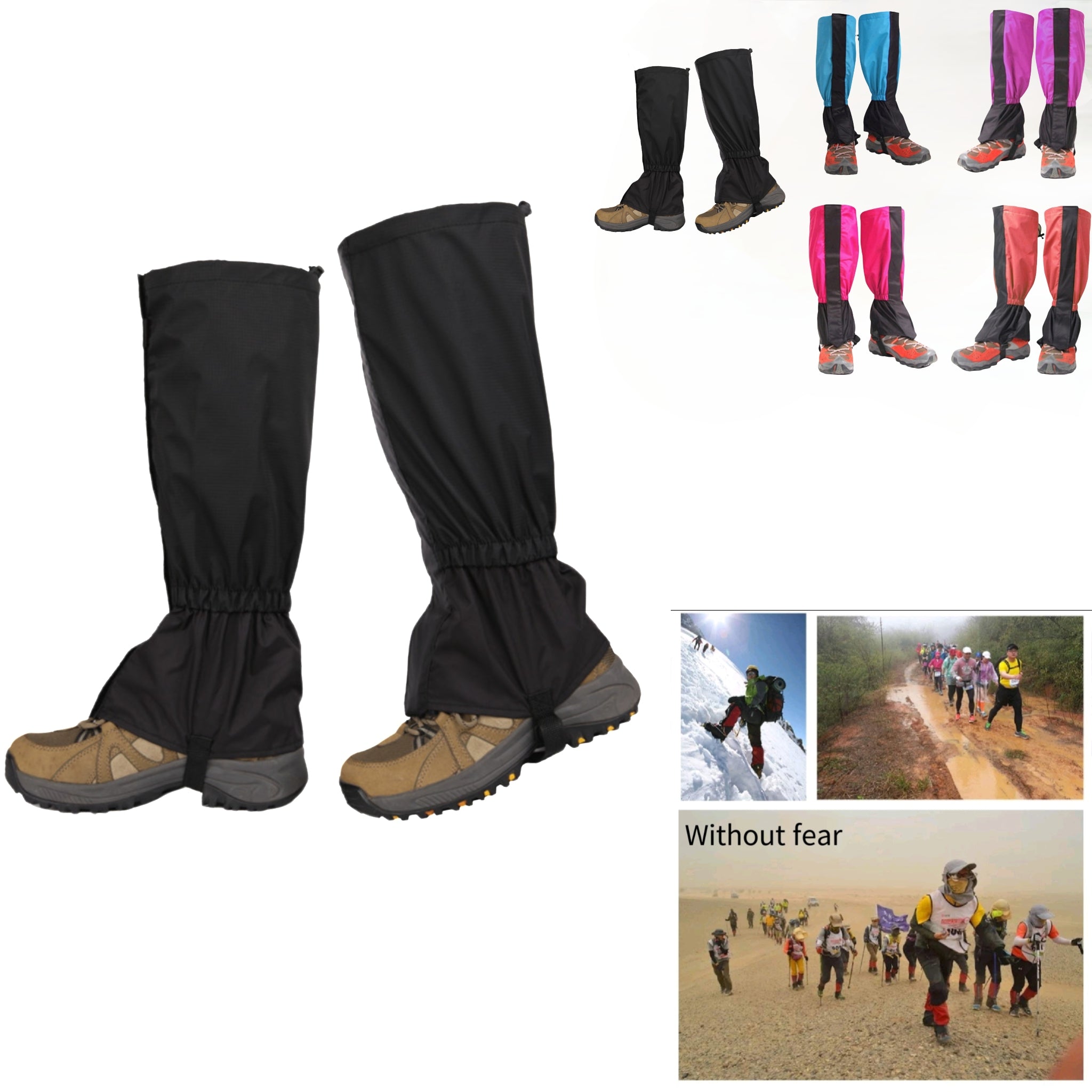 Snow Desert Gaiters Waterproof Leg Guard Hiking