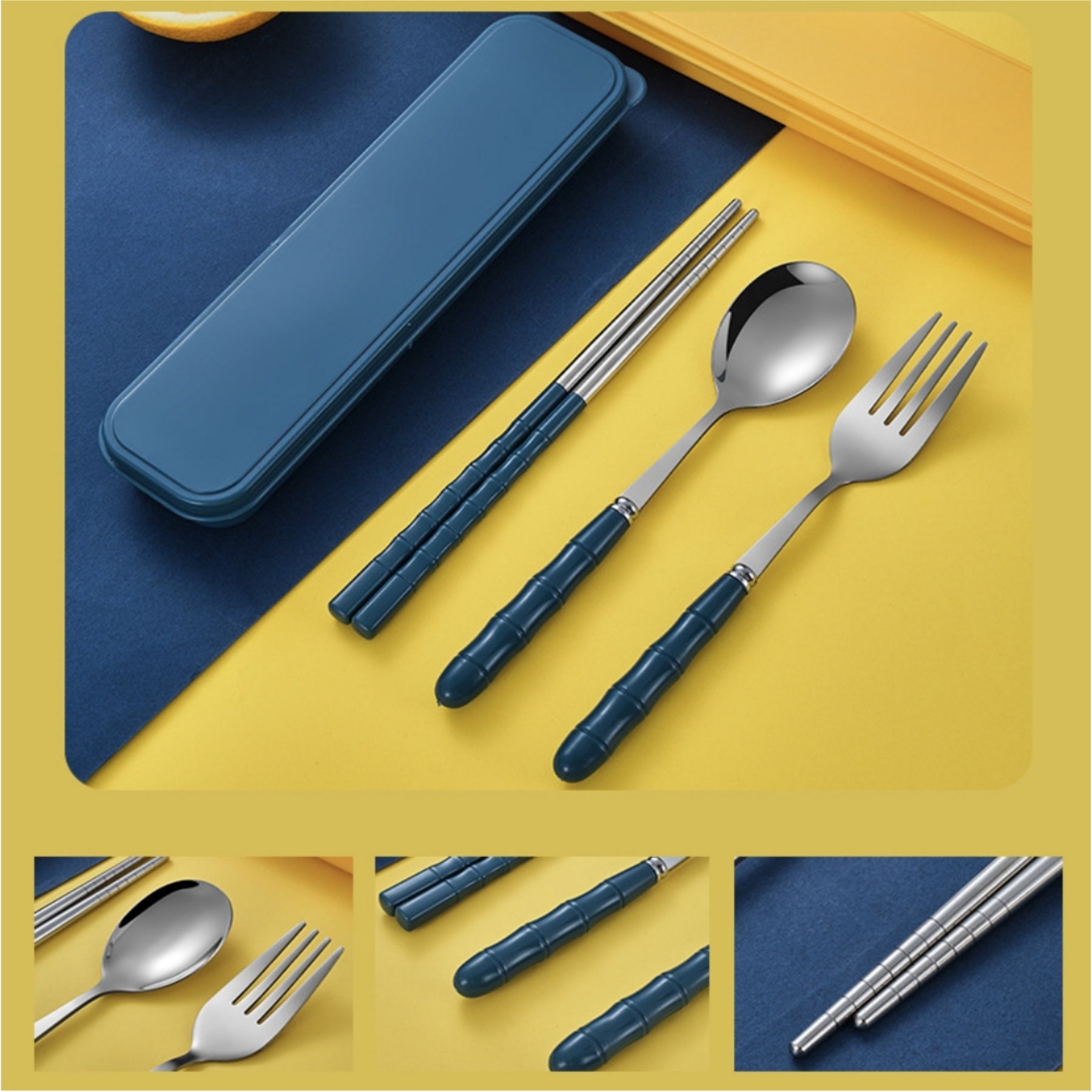 Portable Stainless Steel Cutlery Set