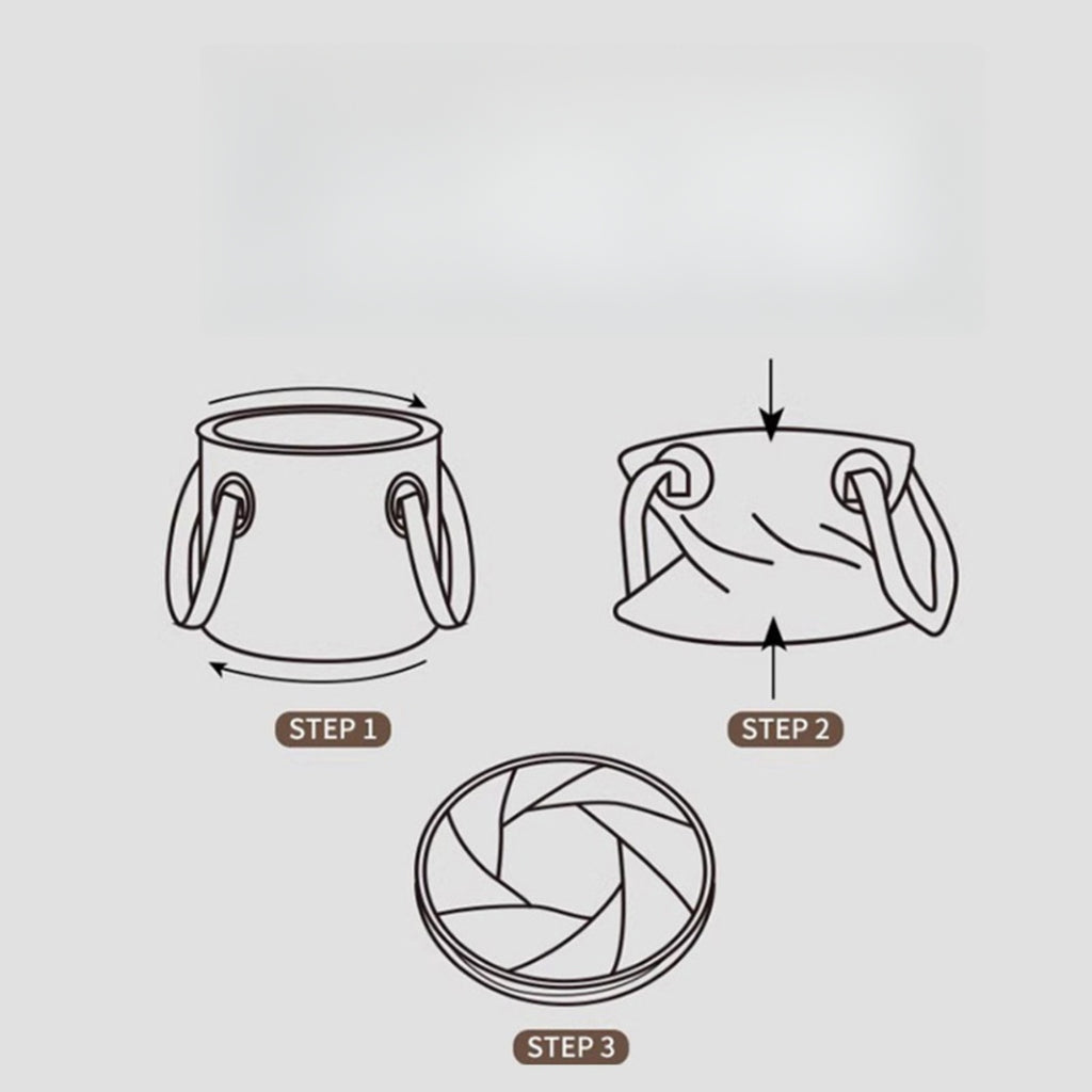 10L Collapsible Water Bucket