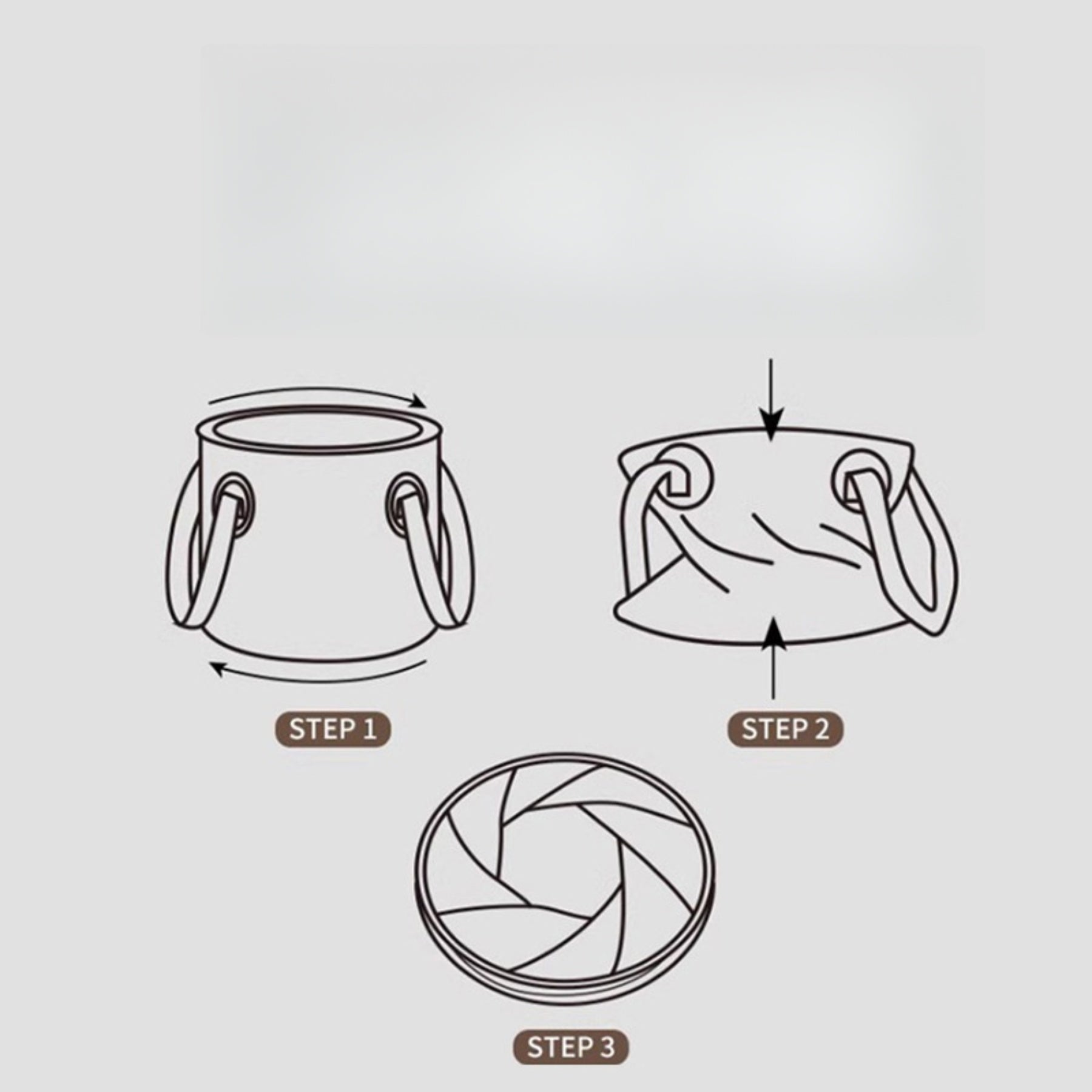 10L Collapsible Water Bucket